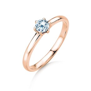 Anillo de compromiso Melody en oro rosa