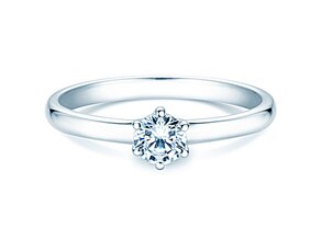 Anillo de compromiso Melody en platino