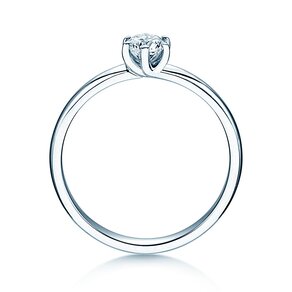 Anillo de compromiso Melody en platino