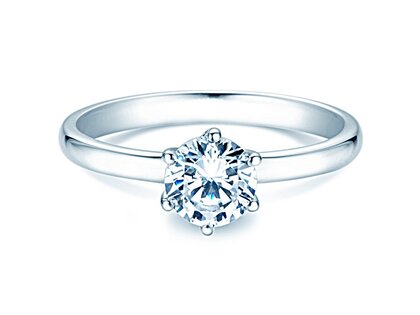 Anillo de compromiso Melody en 18K oro blanco con diamante 2,50ct G/VS