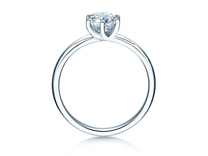 Anillo de compromiso Melody en 18K oro blanco con diamante 2,50ct G/VS