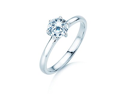 Anillo de compromiso Melody en 18K oro blanco con diamante 2,50ct G/VS