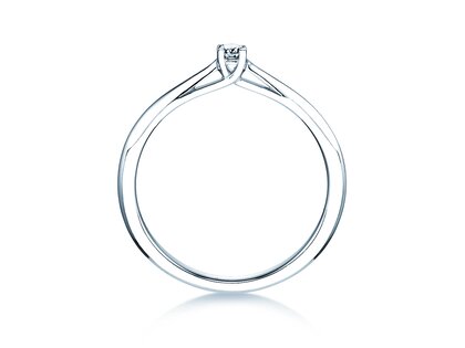 Anillo de compromiso Delight en plata 925/- con diamante 0,05ct G/SI