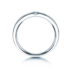 Anillo de compromiso Destiny en plata 925/- con diamante 0,05ct H/SI