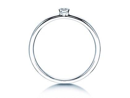 Anillo de compromiso Eternal en plata 925/- con diamante 0,05ct G/SI