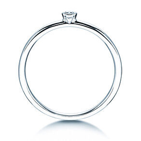 Anillo de compromiso Eternal en plata 925/- con diamante 0,05ct G/SI
