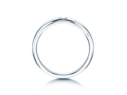Anillo de compromiso Promise en plata 925/- con diamante 0,05ct H/SI