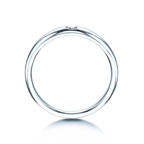 Anillo de compromiso Promise en plata 925/- con diamante 0,05ct H/SI