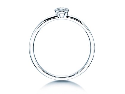 Anillo de compromiso Eternal en plata 925/- con diamante 0,10ct G/SI