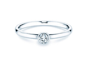 Anillo de compromiso Eternal en plata 925/- con diamante 0,15ct G/VS