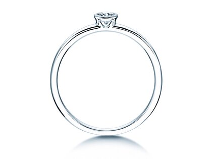 Anillo de compromiso Eternal en plata 925/- con diamante 0,15ct G/VS