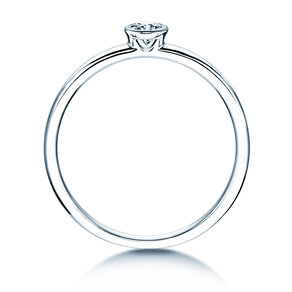 Anillo de compromiso Eternal en plata 925/- con diamante 0,15ct G/VS