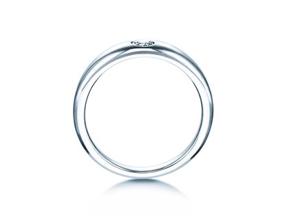 Anillo de compromiso Promise en plata 925/- con diamante 0,15ct G/VS