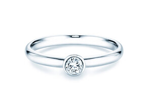 Anillo de compromiso Eternal en platino 950/- con diamante 0,20ct G/SI