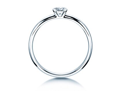 Anillo de compromiso Eternal en platino 950/- con diamante 0,20ct G/SI