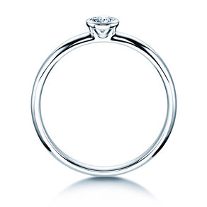 Anillo de compromiso Eternal en platino 950/- con diamante 0,20ct G/SI