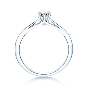 Anillo de compromiso Heaven 6 en 9K oro blanco con diamante de laboratorio 0,25ct