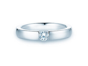 Anillo de compromiso Infinity en platino