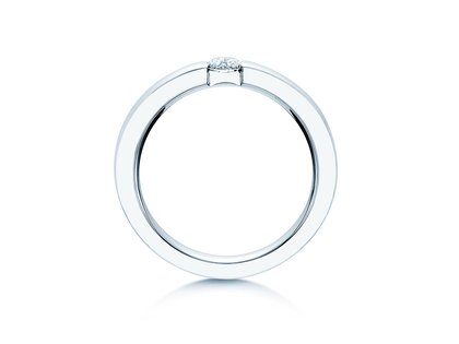 Anillo de compromiso Infinity en platino