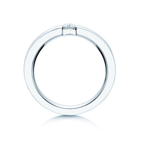 Anillo de compromiso Infinity en platino