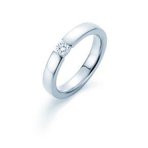 Anillo de compromiso Infinity en platino