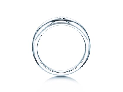 Anillo de compromiso Promise en 9K oro blanco con diamante 0,25ct H/SI
