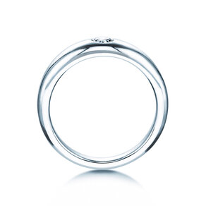 Anillo de compromiso Promise en 9K oro blanco con diamante 0,25ct H/SI