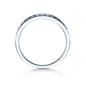 Anillo de compromiso Alliance-/Eternityring en 14K oro blanco con diamantes 0,30ct G/SI
