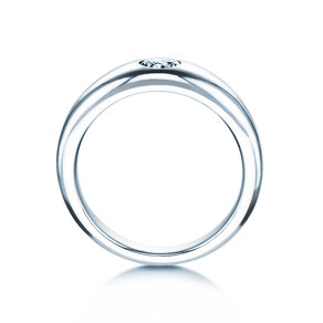 Anillo de compromiso Promise en 14K oro blanco con diamante 0,30ct G/IF