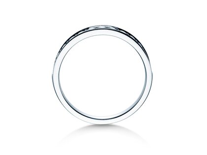 Anillo de compromiso Alliance-/Eternityring en 18K oro blanco con diamantes 0,39ct G/SI