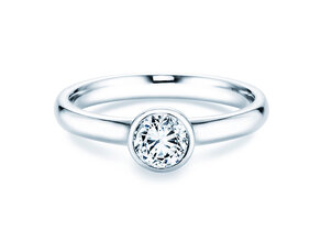 Anillo de compromiso Eternal en 14K oro blanco con diamante 0,50ct G/IF