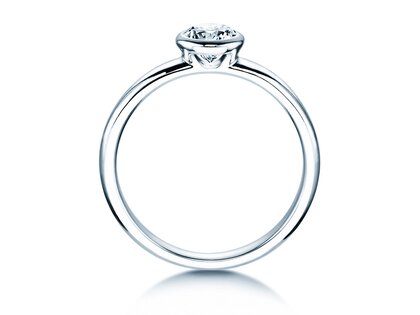 Anillo de compromiso Eternal en 14K oro blanco con diamante 0,50ct G/IF