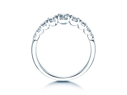 Anillo de compromiso 9 Diamonds en 18K oro blanco con diamantes 0,61ct G/SI