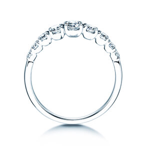 Anillo de compromiso 9 Diamonds en 18K oro blanco con diamantes 0,61ct G/SI