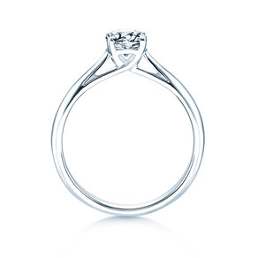 Anillo de compromiso Delight en 14K oro blanco con diamante 0,75ct G/IF
