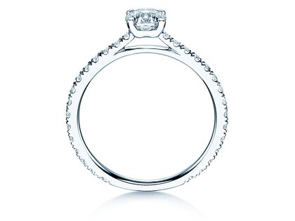 Anillo de compromiso Pure Diamond en 14K oro blanco con diamantes 0,92ct G/SI