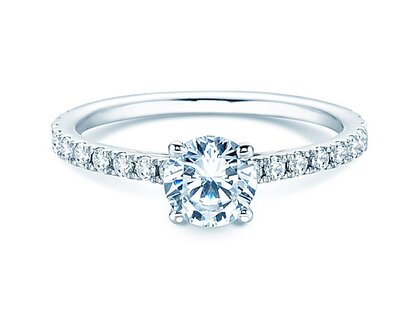 Anillo de compromiso Pure Diamond en 18K oro blanco con diamantes 1,48ct G/SI