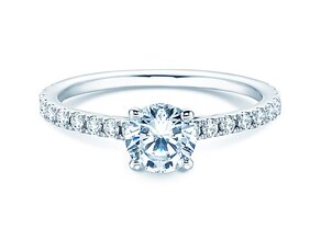 Anillo de compromiso Pure Diamond en 18K oro blanco con diamantes 1,48ct G/SI