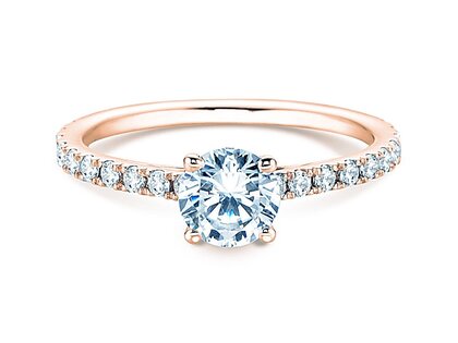 Anillo de compromiso Pure Diamond en 18K oro rosa con diamantes 1,17ct G/SI
