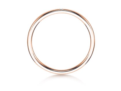 Anillo de compromiso Promise Petite en oro rosa