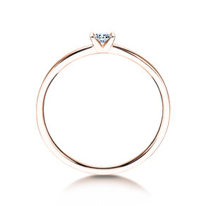 Anillo de compromiso Love en oro rosa
