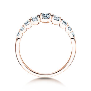 Anillo de compromiso 9 Diamonds en 14K oro rosa con diamantes 0,43ct G/SI