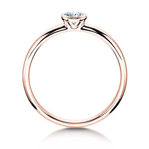 Anillo de compromiso Eternal en 14K oro rosa con diamante 0,30ct G/SI