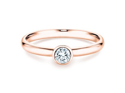 Anillo de compromiso Eternal en oro rosa