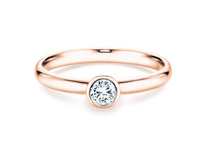 Anillo de compromiso Eternal en oro rosa