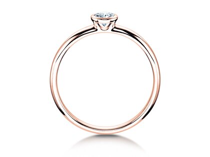 Anillo de compromiso Eternal en oro rosa
