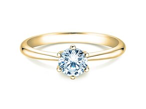 Anillo de compromiso Spirit en 9K oro amarillo con diamante 1,00ct G/SI