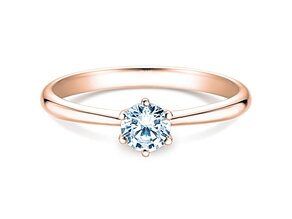 Anillo de compromiso Spirit en oro rosa