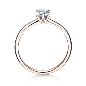 Anillo de compromiso Spirit en oro rosa