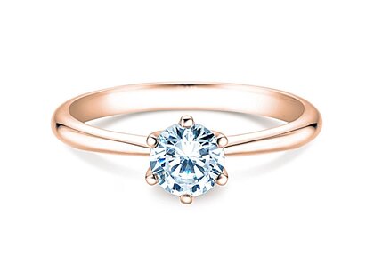 Anillo de compromiso Spirit en 14K oro rosa con diamante 1,00ct H/SI